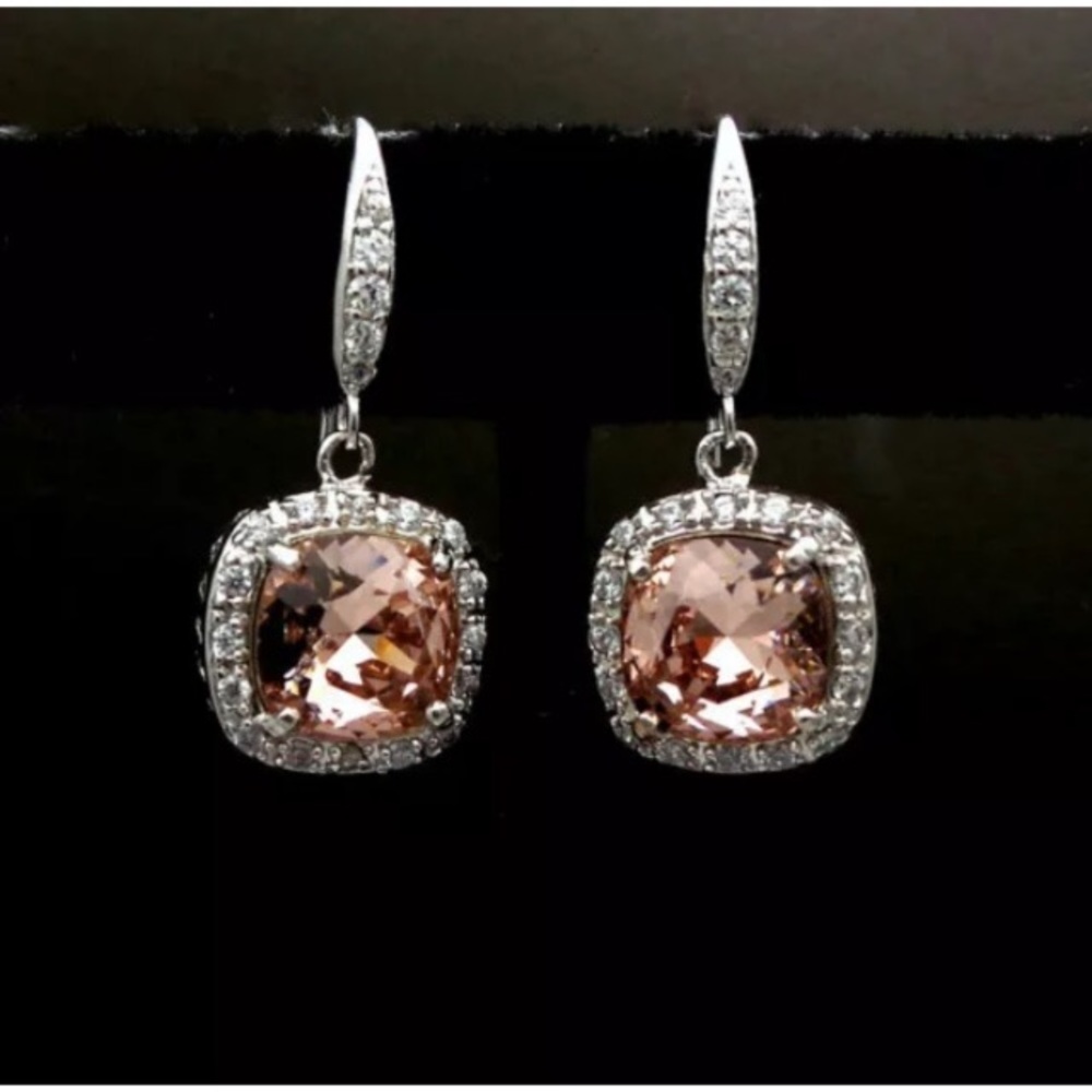 ❤️gorgeous genuine morganite gemstone 925 … - Picture 1 of 8